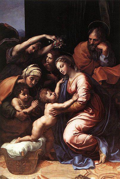 RAFFAELLO Sanzio The Holy Family Norge oil painting art